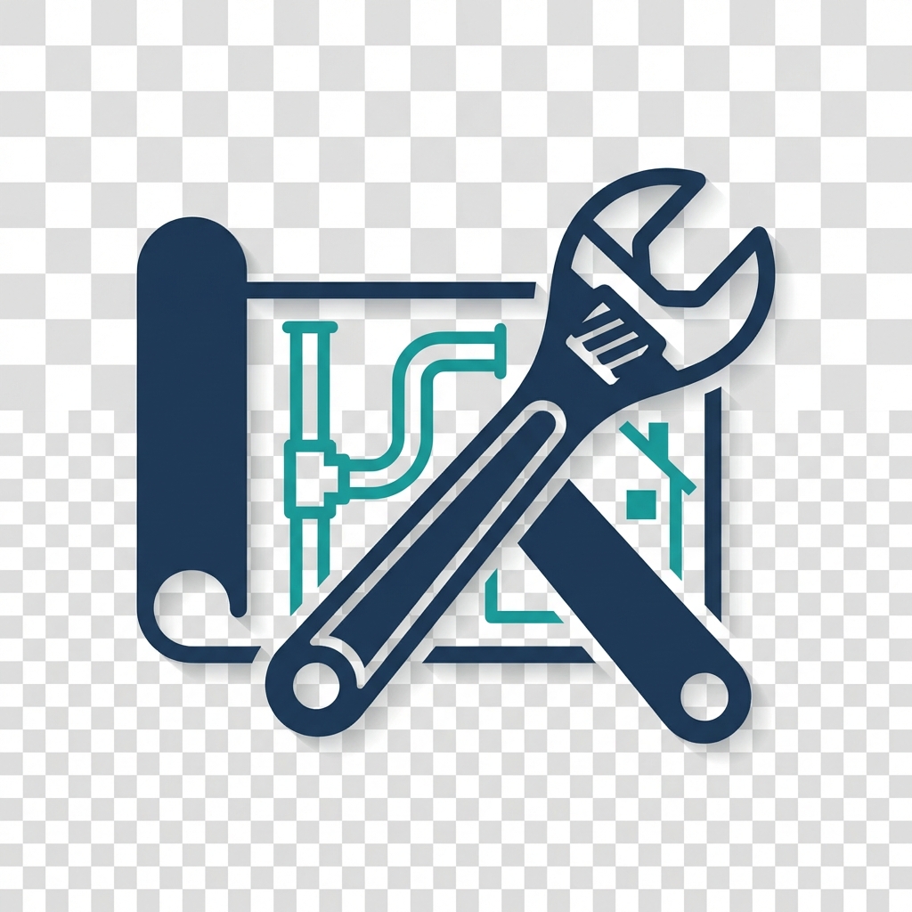New construction plumbing icon